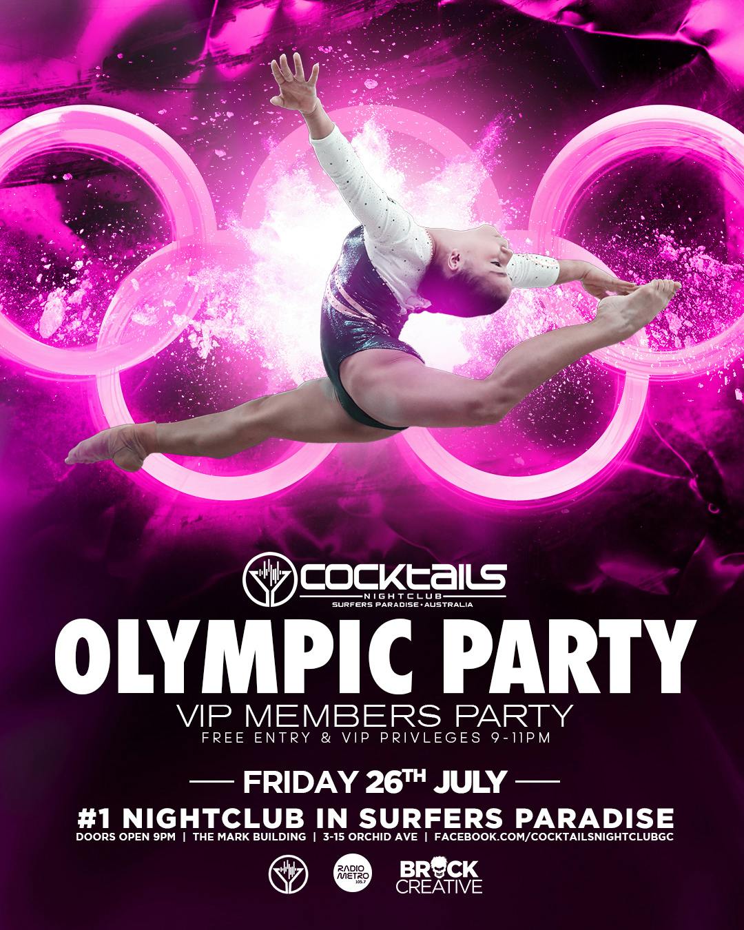 Cover image for VIP MEMBERS OLYMPIC PARTY!