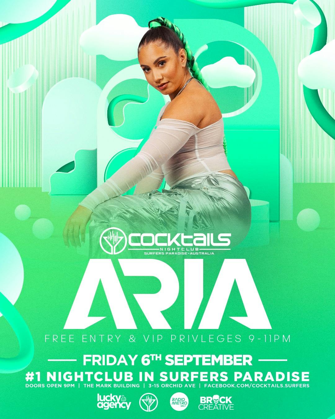 Cover image for ARIA at COCKTAILS!