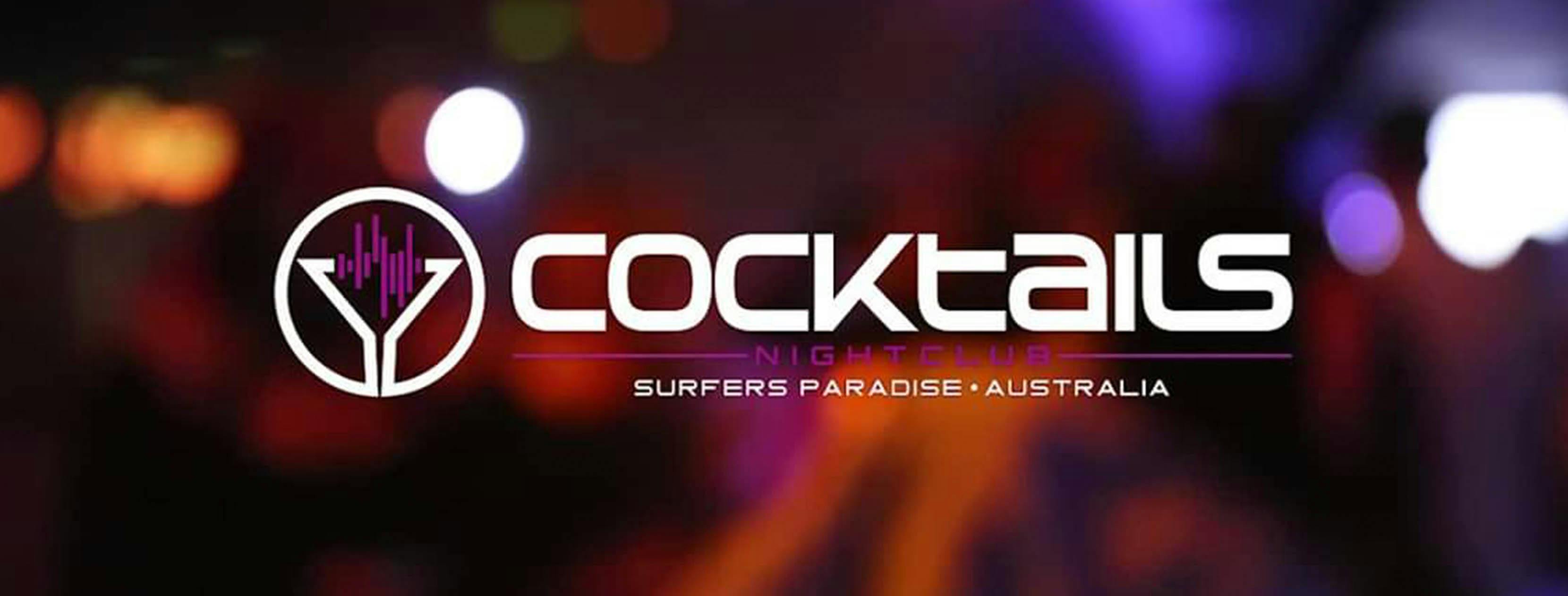 a promotional hero image for cocktails nightclub